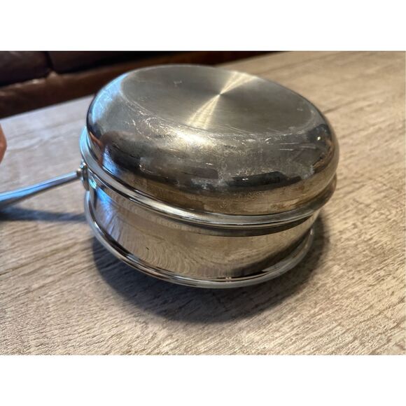 All-Clad 8" I.D. stainless steel double boiler insert - Picture 5 of 6